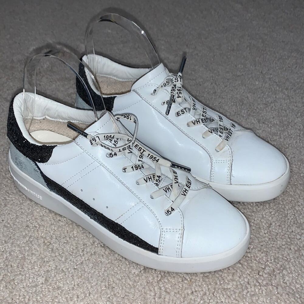 Vintage Havana Willow Sneaker In White Glitter Multi Sz 8